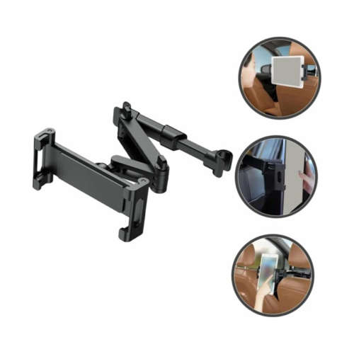 21A106 Telescopic Car Rear Pillow Tablet Phone Holder