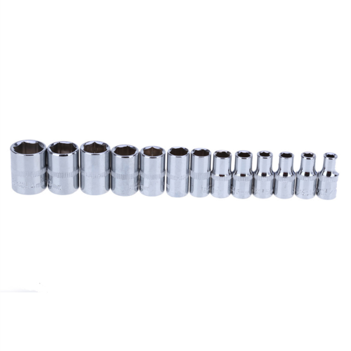 46pcs 1/4 Inch Socket Set Auto Repair Tools Ratchet Set Torque Wrench Combination Drill Bits