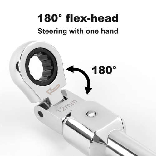 20 PCS Set Of Detachable Movable Head Ratchet Wrench Combination Labor-saving Car Repair Tool Set