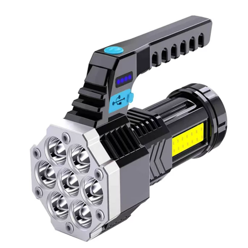 LED Flashlight Portable Built-in Battery Work Light