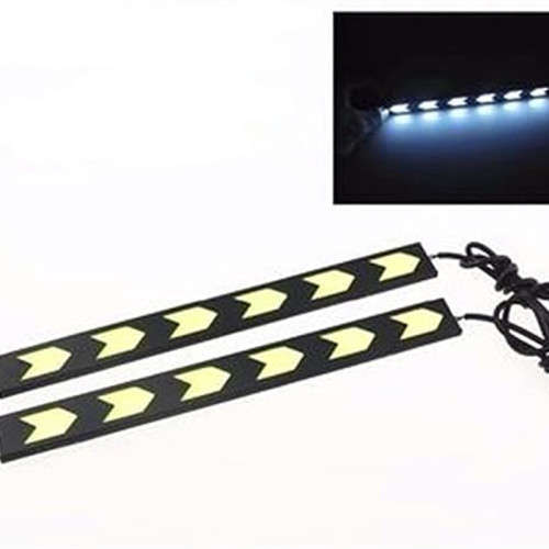 Car Arrow Shape COB White LED Light Daytime Running Light