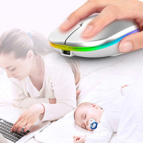 USB Rechargeable 2.4Ghz Wireless Ergonomic Slim Mouse CLA-100