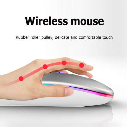 USB Rechargeable 2.4Ghz Wireless Ergonomic Slim Mouse CLA-100