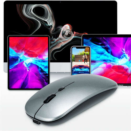 USB Rechargeable 2.4Ghz Wireless Ergonomic Slim Mouse CLA-100