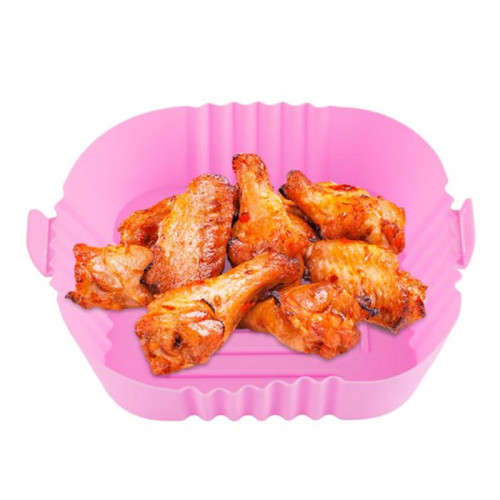 Silicone Air Fryer Mat Reusable Fryer Basket For Kitchen Oven Cooker