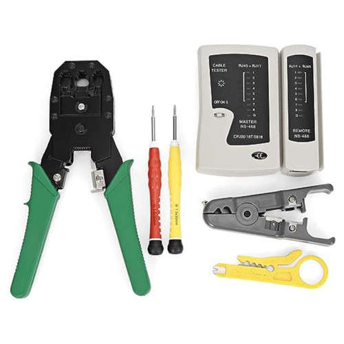 6 in 1 Network Repair Tool Professional Network Installation Tool Kit