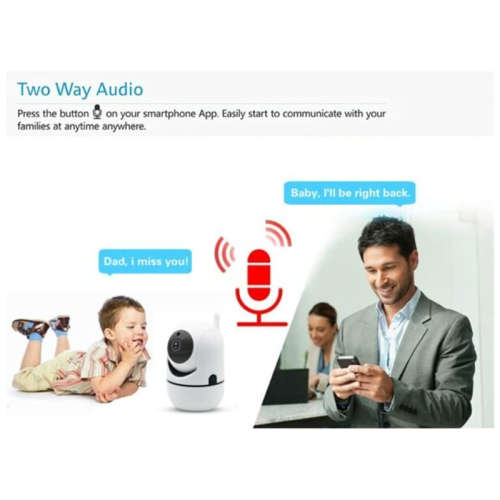 WIFI Smart Security Camera Wireless Infrared Nanny Camera Suitable for Night Use