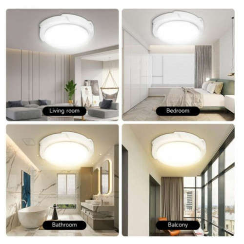 Solar Powered Ceiling Light With Solar Panel And Remote Control 40W