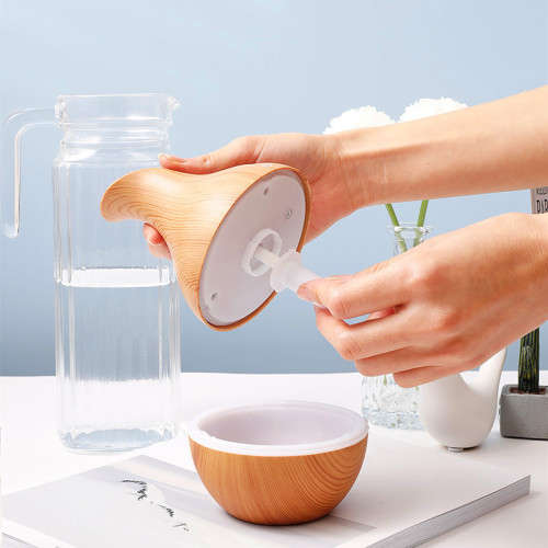 Wood Air Cool Mist Smart LED Diffuser Humidifier