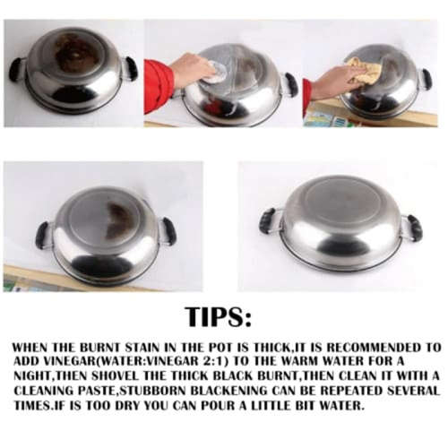 Cookware Cleaning Cream Kitchenware Cookware Strong Cleaner Stainless Steel Multi-purpose Cleaner