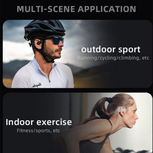 Air9 TWS Wireless Bluetooth Headphones Bone Conduction Gaming Sports Noise Canceling Headphones