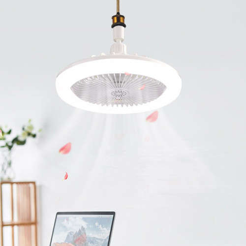 360 Degree Rotating Fan Ceiling Lamp Silent Bedroom Dormitory Fan