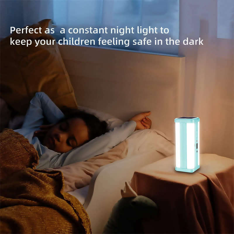 Solar Home Emergency LED 360 Degree Floor Lamp Rechargeable