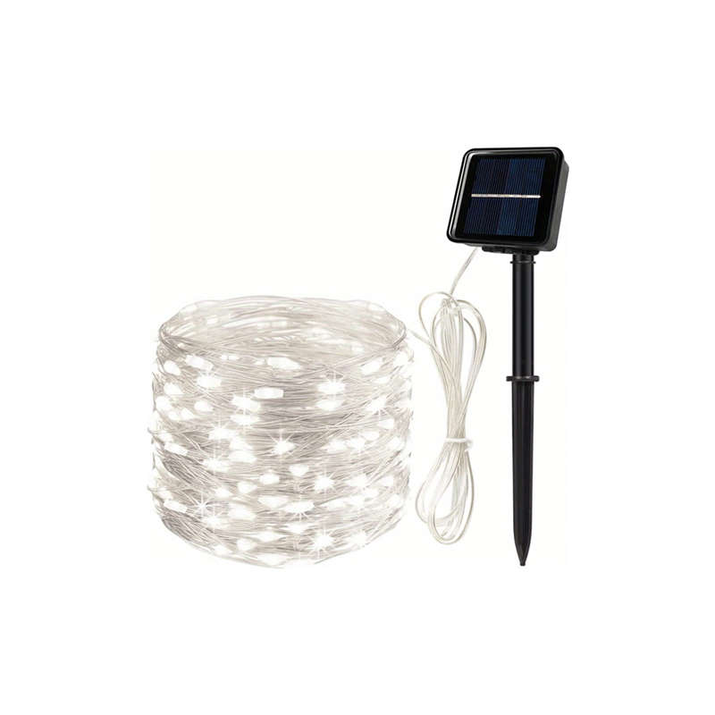 LED Light Waterproof Copper Wire Fairy Light Balcony Garden Decoration 10M Outdoor Solar