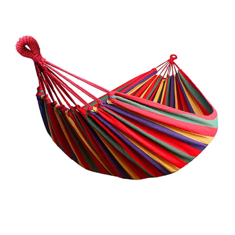 Outdoor Hammock Canvas Swing Thicken Anti-rollover Camping Adult Children`s Hanging Chair