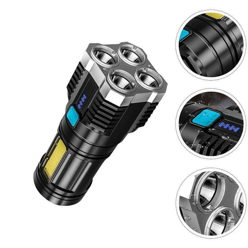 Outdoor Portable Camping Travel Safety Lamp Rechargeable Emergency Flashlight Waterproof Lamp