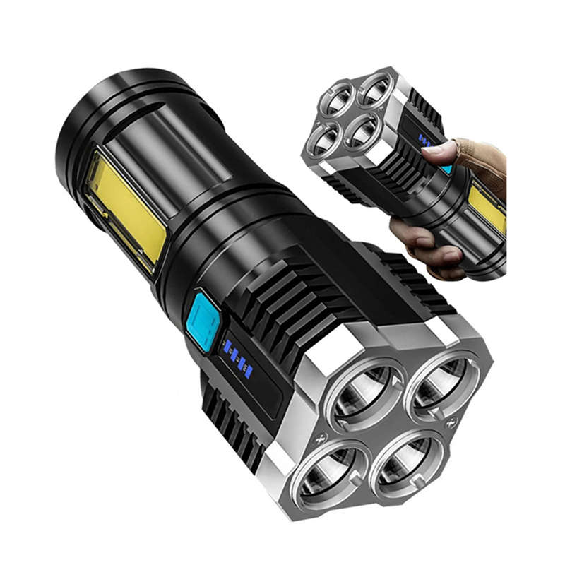 Outdoor Portable Camping Travel Safety Lamp Rechargeable Emergency Flashlight Waterproof Lamp