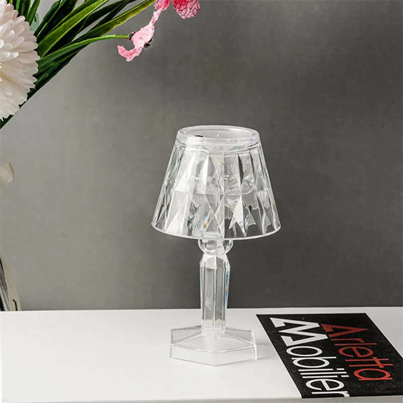 Home Retro Night Light Crystal Atmosphere Projector Table Lamp