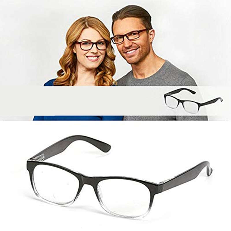 Round Eyeglass Frame Vision Reader Autofocus Optical Reading Glasses