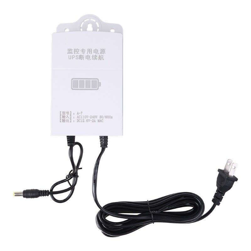 12V-2A Uninterruptible Power Supply Mini UPS Battery Backup Surge Protector