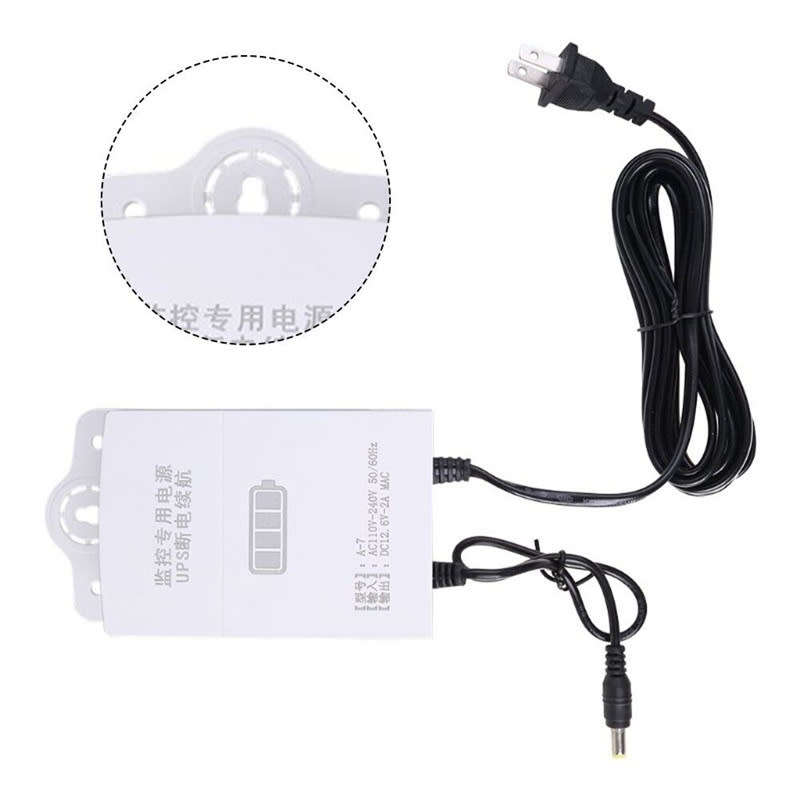 12V-2A Uninterruptible Power Supply Mini UPS Battery Backup Surge Protector