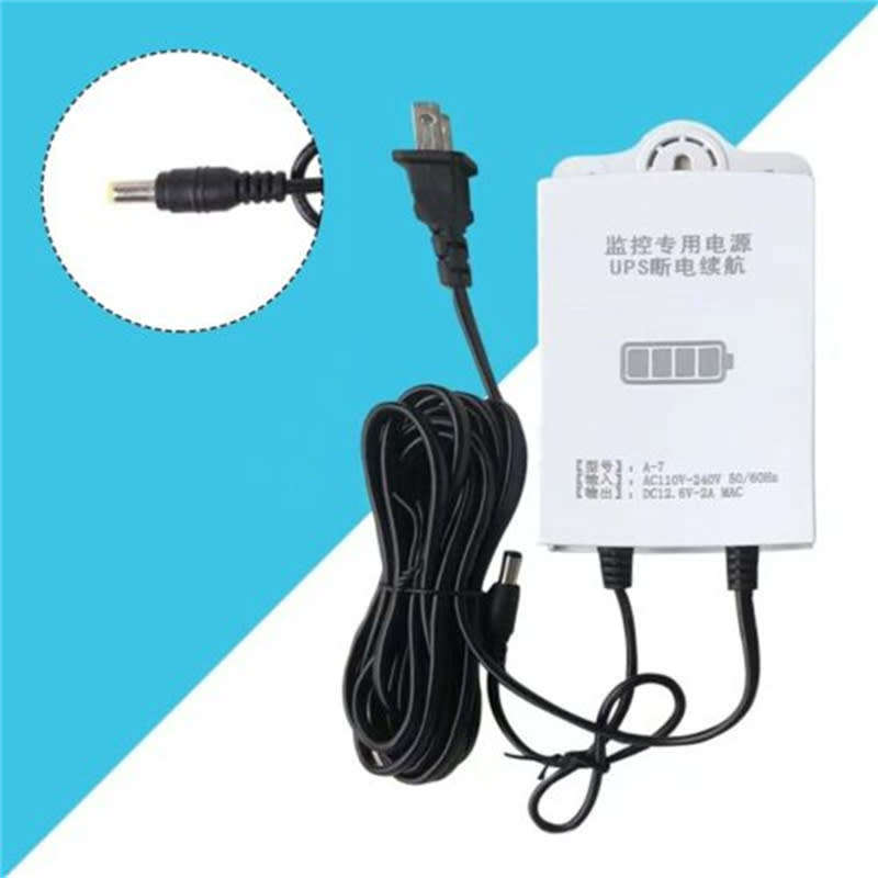 12V-2A Uninterruptible Power Supply Mini UPS Battery Backup Surge Protector