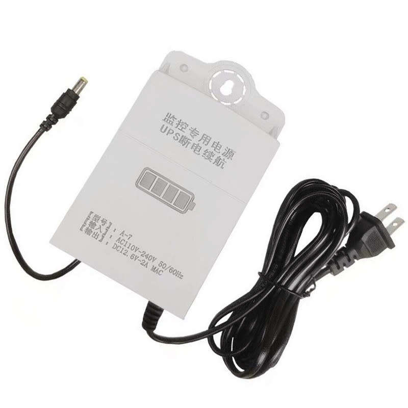 12V-2A Uninterruptible Power Supply Mini UPS Battery Backup Surge Protector