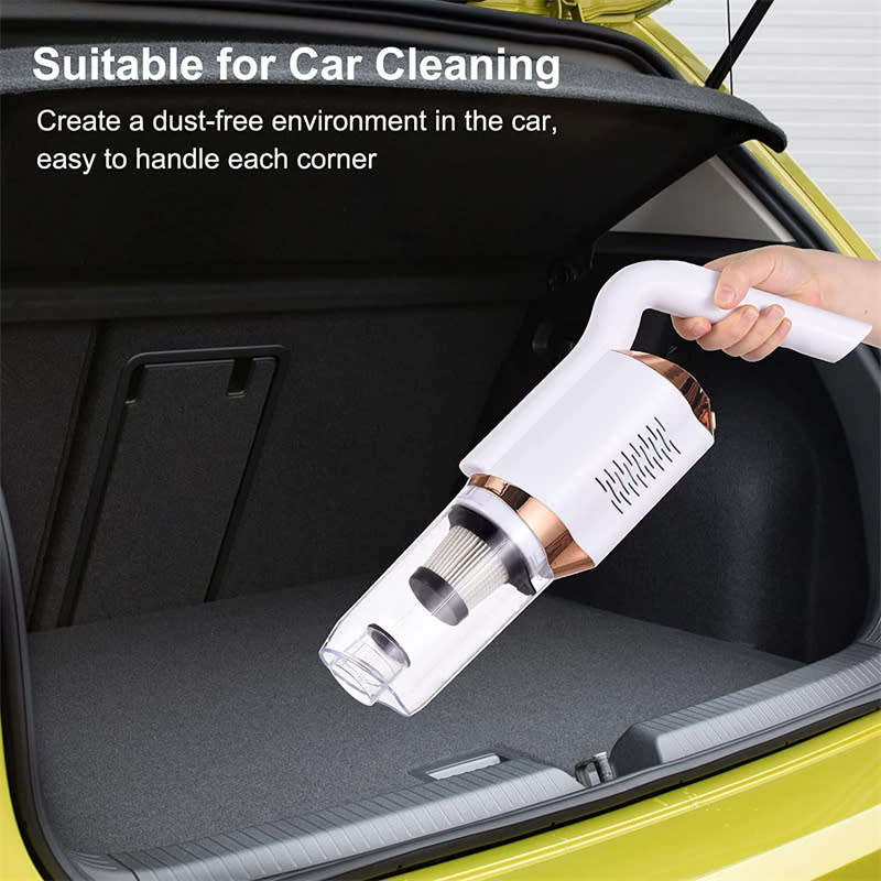 2-in-1 High Suction Mini Handheld Cordless Car Household Vacuum Cleaner
