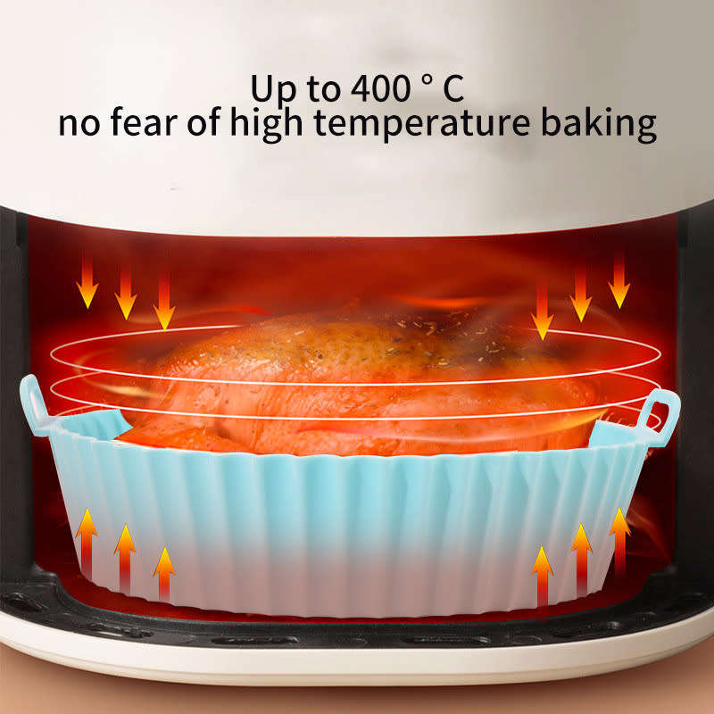 Silicone Air Fryer Mat Reusable Fryer Basket For Kitchen Oven Cooker