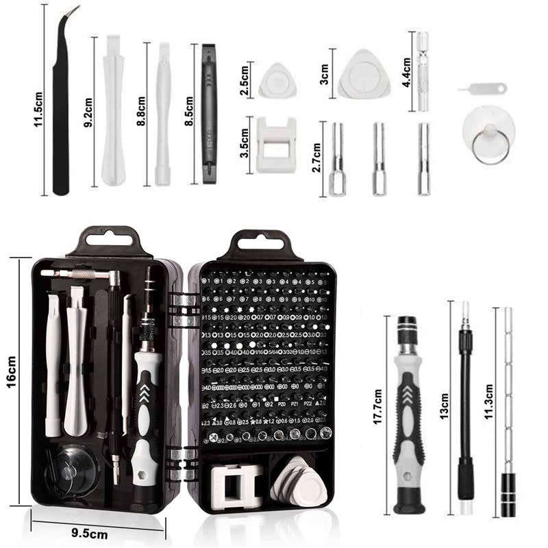 115-in-1 Multifunctional Mobile Phone Repair Tool Disassembly Tool Precision Screwdriver Set
