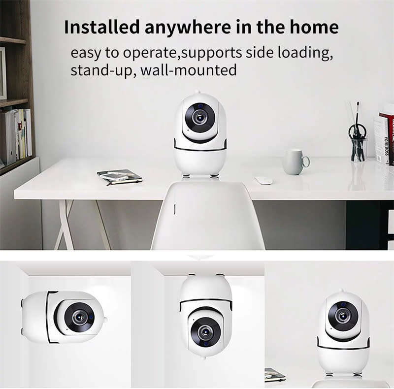 1080P Wireless with Camera and Audio, Intelligent Tracking WIFI Infrared Home Security Baby Monitor
