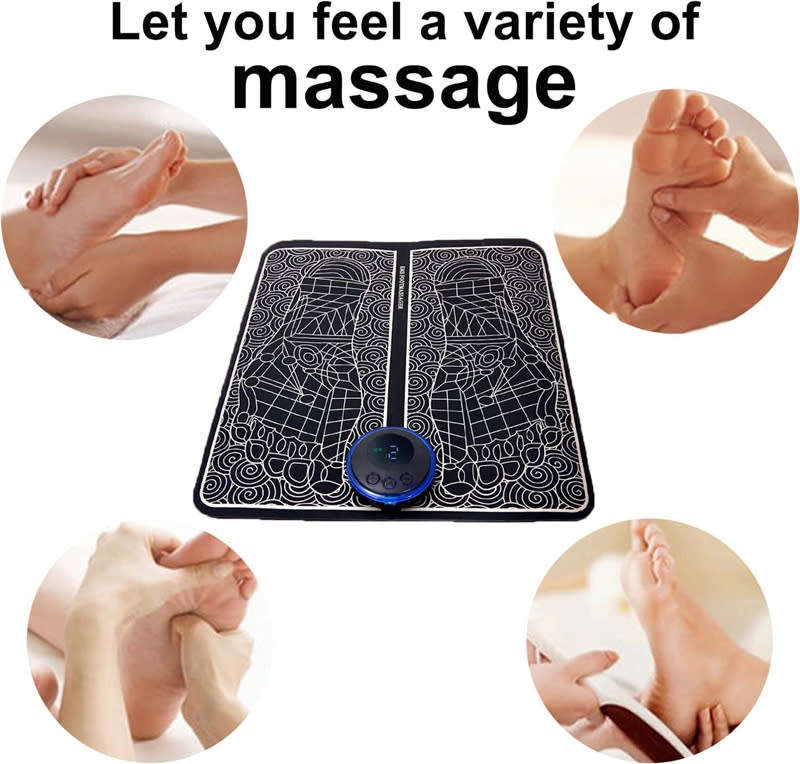 EMS Foot Massage Mat Foot Physiotherapy Relaxation Electric Muscle Stimulation Mat Trainer