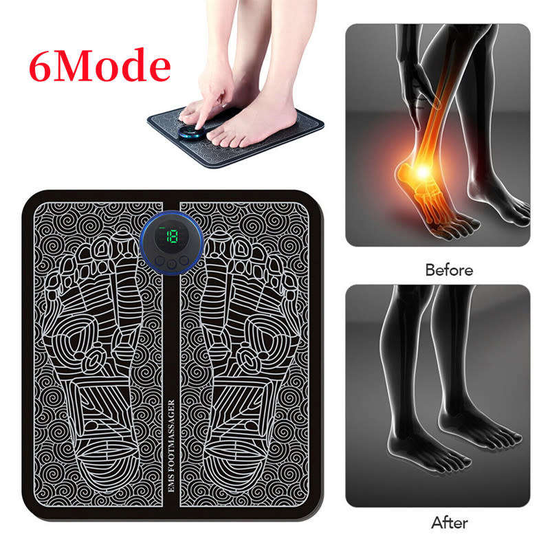 EMS Foot Massage Mat Foot Physiotherapy Relaxation Electric Muscle Stimulation Mat Trainer