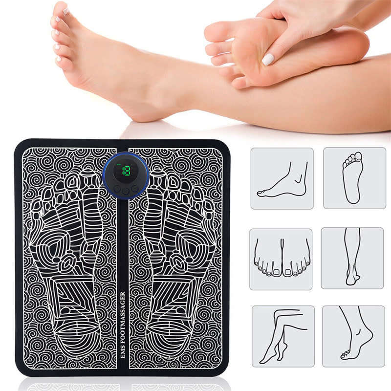 EMS Foot Massage Mat Foot Physiotherapy Relaxation Electric Muscle Stimulation Mat Trainer