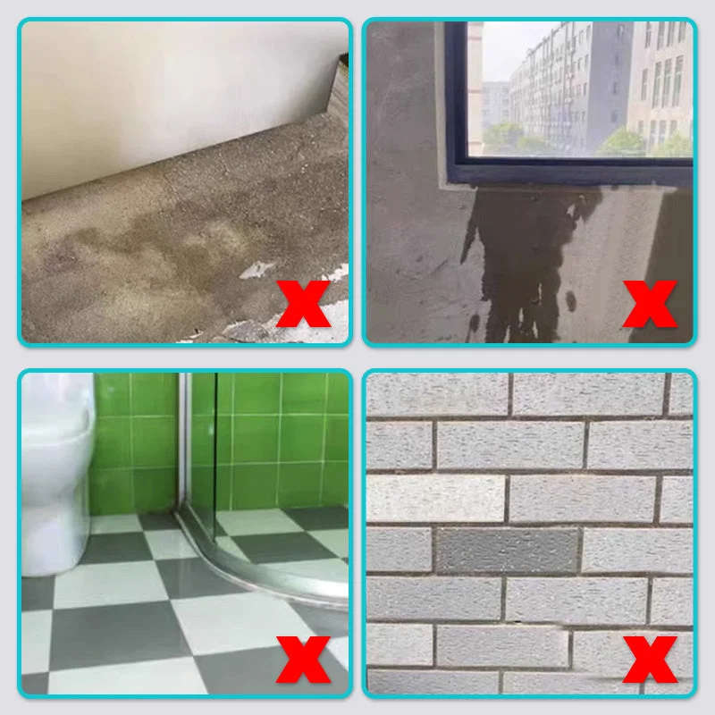 300g Transparent Waterproof With Brush Sealant Outdoor Bathroom Wall Tile Window Leakproof