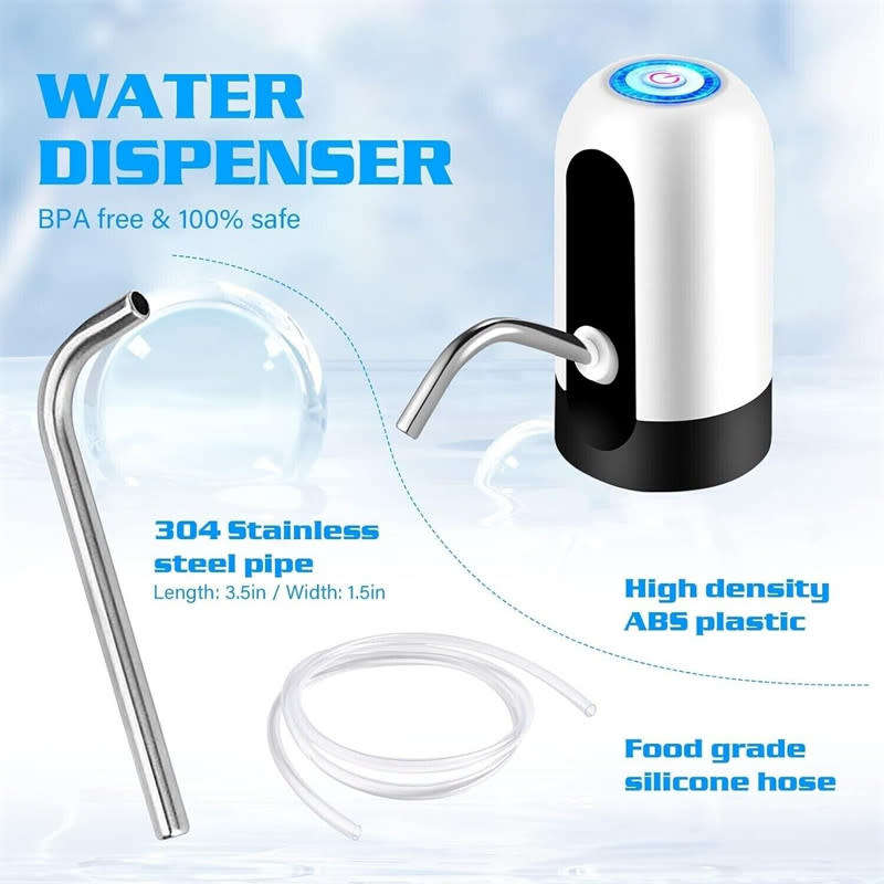 Water Bottle Pump Automatic Water Dispenser Portable Electric Drinking Water Pump for Home Kitchen