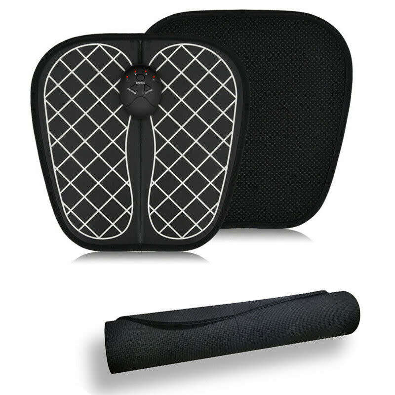 EMS Physiotherapy Foot Massage Mat Folding Portable Electric Vibrating Acupoint Stimulator