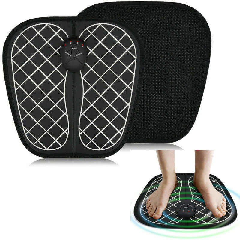 EMS Physiotherapy Foot Massage Mat Folding Portable Electric Vibrating Acupoint Stimulator