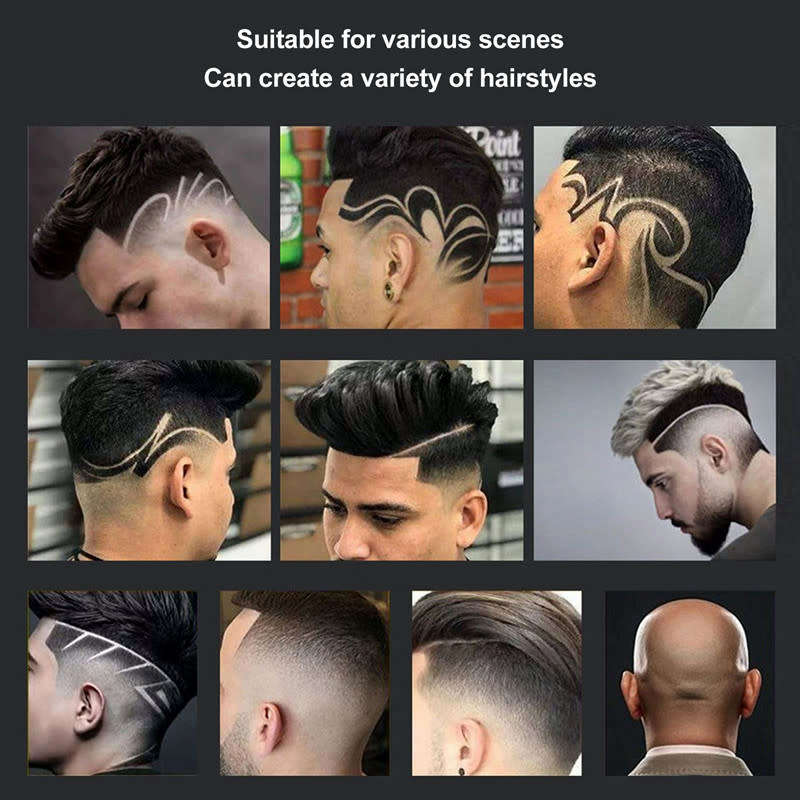 Multifunctional Retro Electric Clipper Salon Hair Design Home Electric Hair Clipper Comfort Grip