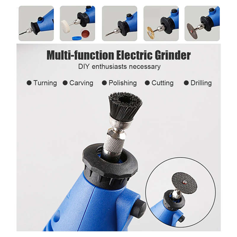 211 PCS Multifunctional Mini Variable Speed Polishing Machine DIY Electric Engraving Tool Set
