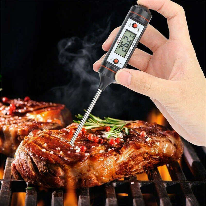 Digital Food Thermometer Probe Cooking Meat Kitchen Temperature