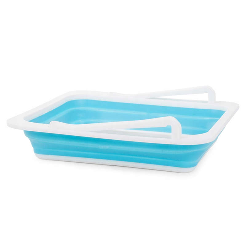 Refrigerator Silicon Foldable Silicone Storage Box Universal Pull-out Drawer