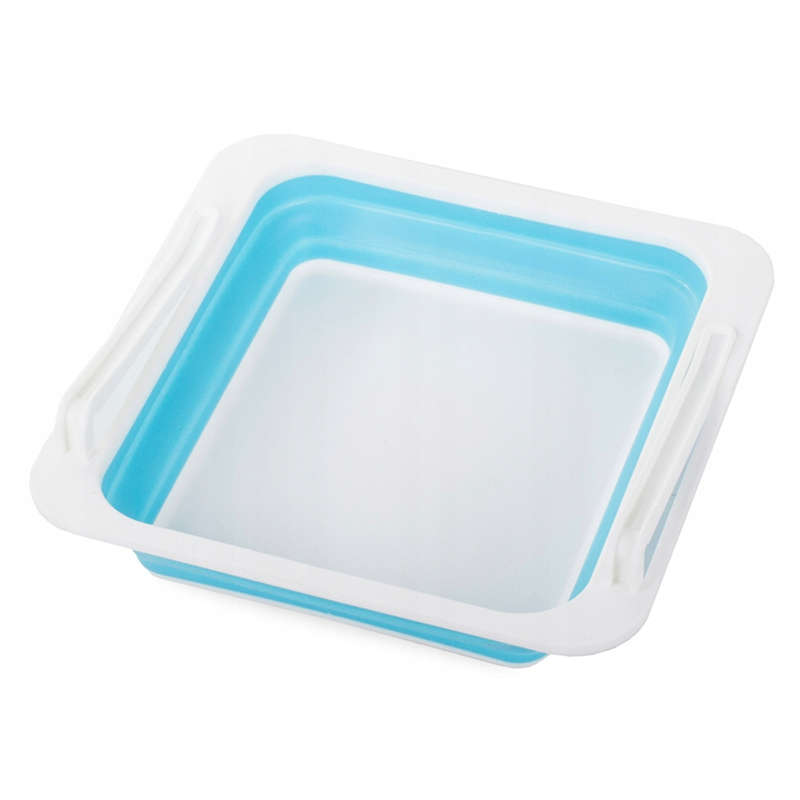 Refrigerator Silicon Foldable Silicone Storage Box Universal Pull-out Drawer
