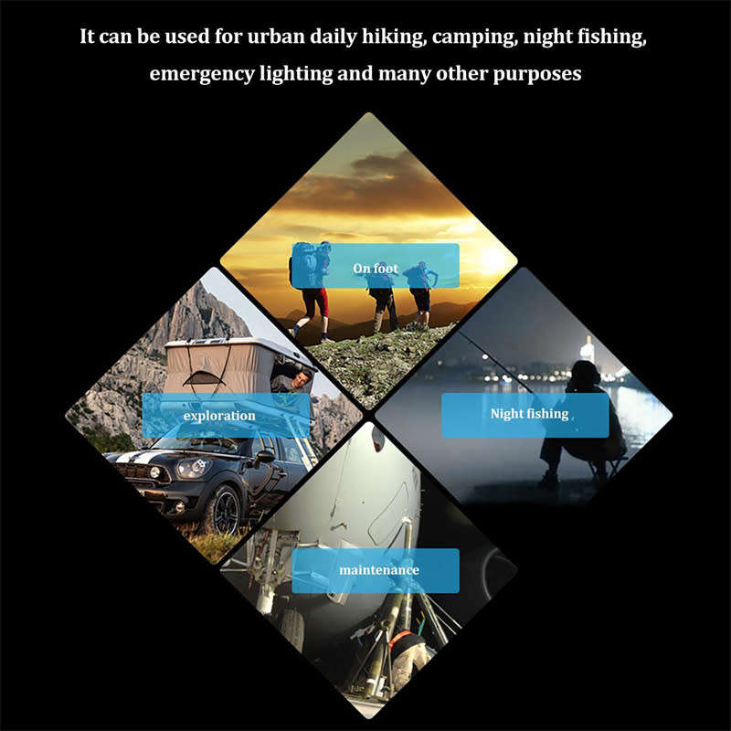 Outdoor Portable Searchlight Long Range High Power Flashlight