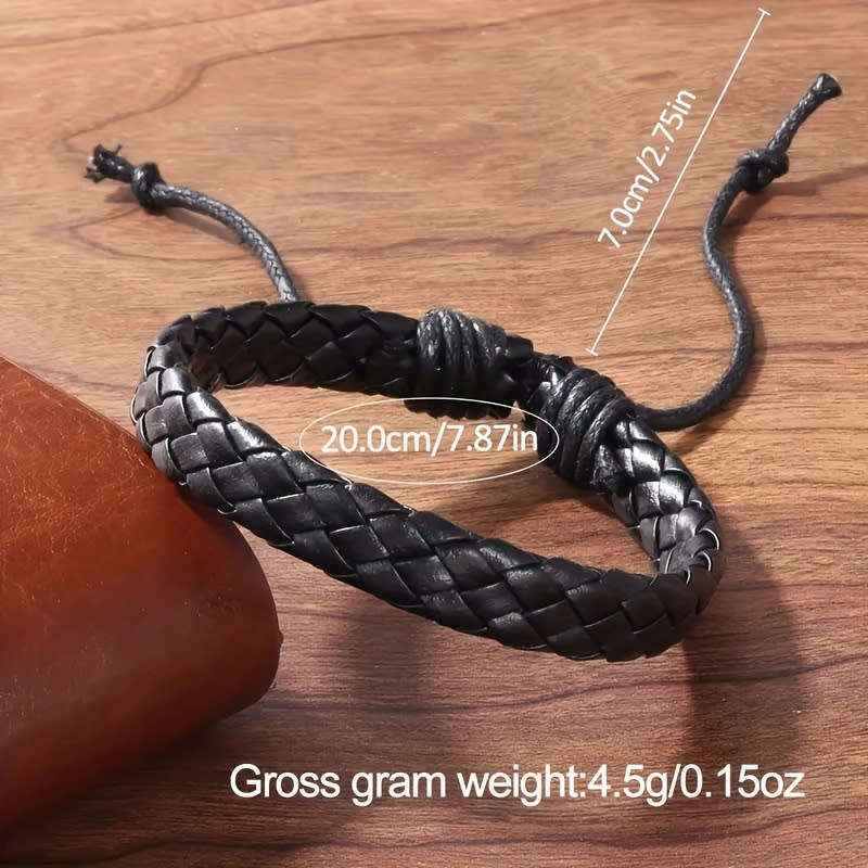 1pc Round Men's Quartz Watch 1pc Bracelet 1pc Necklace Set