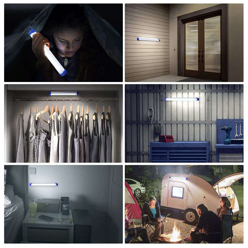 70CM Rechargeable LED Light Portable Work Light for Emergency and Car Repair