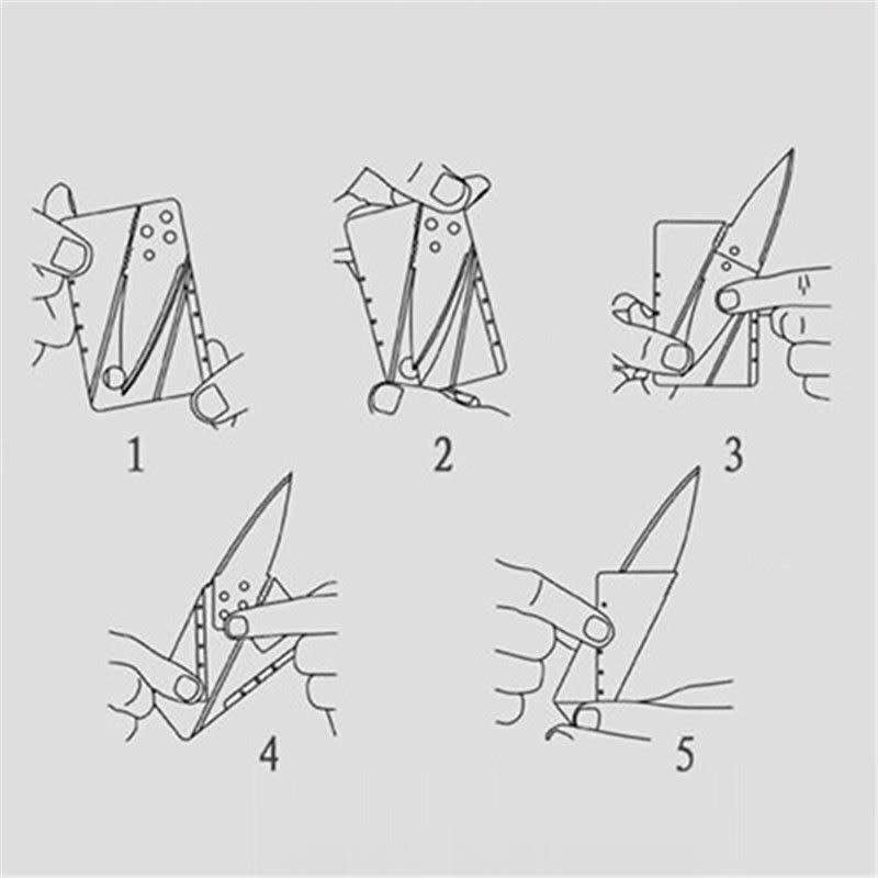Credit Card Folding Tactical Knife Card Knife Outdoor Knife Stainless Steel Knife