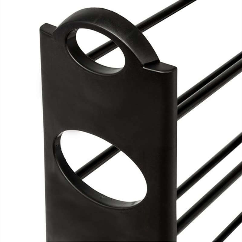 4-Layer Lightweight Plastic Circular Pattern Shoe Rack Shelf Storage Rack