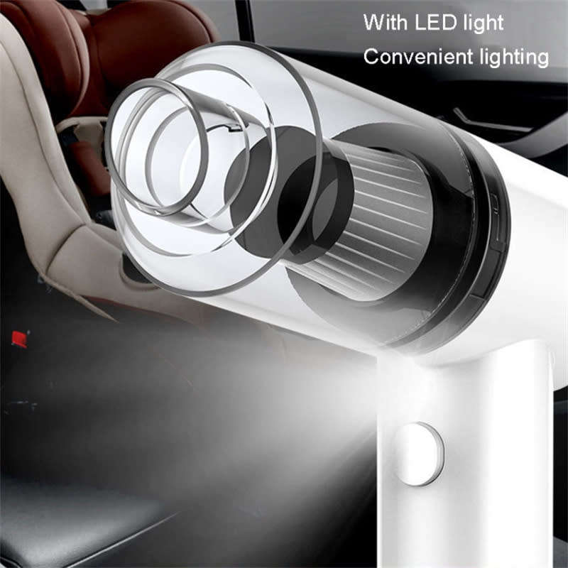 2 in 1 Wireless Car Vacuum Cleaner Portable Mini Wet/Dry Vacuum for Car Interior and Home Cleaning