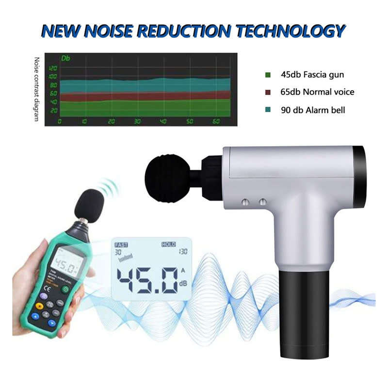 Electric Muscle Relaxer USB Rechargeable Sports Massage Gun Fashion Fascia Gun